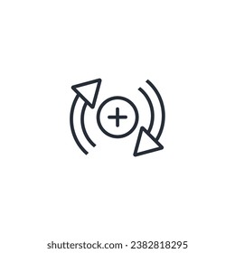 recover icon. vector.Editable stroke.linear style sign for use web design,logo.Symbol illustration.