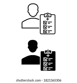 Recovered icon vector set. hospital illustration sign collection. Health symbol.