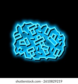 recovered paper neon light sign vector. recovered paper illustration