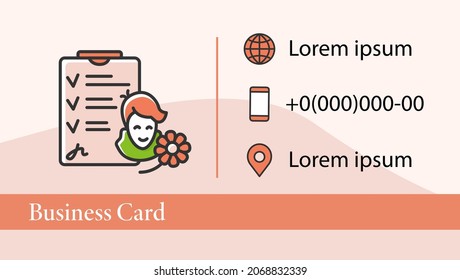 Recovered patient business card.Happy healthy immune person marketing template.Corona virus recovery,pandemic survivors abstract design.Presentation with information.Layout illustration page with icon