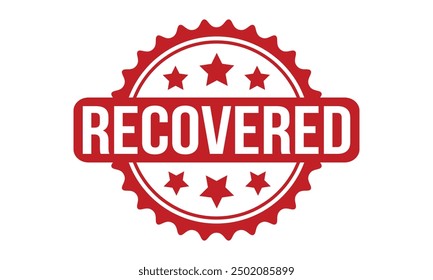 Recovered Rubber Stamp Seal Vector