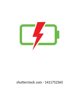 Recovery Battery icon vector. Battery Logo Illustration Template For Icon Technology Industrial.