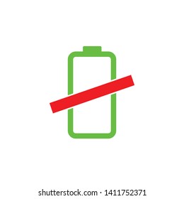 Recovery Battery icon vector. Battery Logo Illustration Template For Icon Technology Industrial.