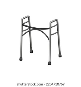 recovery crutch medical cartoon. recovery crutch medical sign. isolated symbol vector illustration