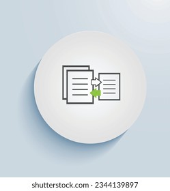 recovery database network icon vector design