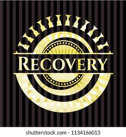 Recovery gold emblem or badge