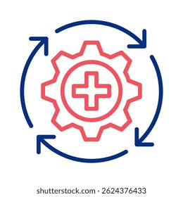 Wiederherstellungssymbolelement für Design