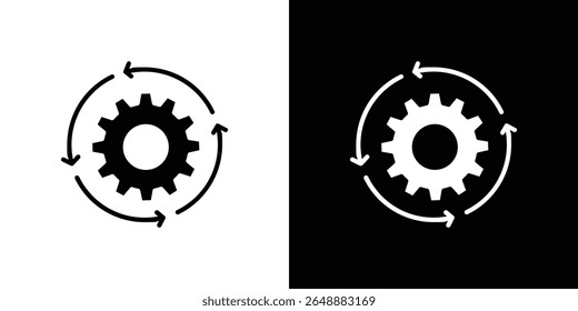 Icono de recuperación de un Vector de estilo plano