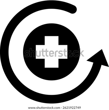 Recovery Icon Mixed Vector Illustration