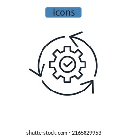 recovery icons  symbol vector elements for infographic web