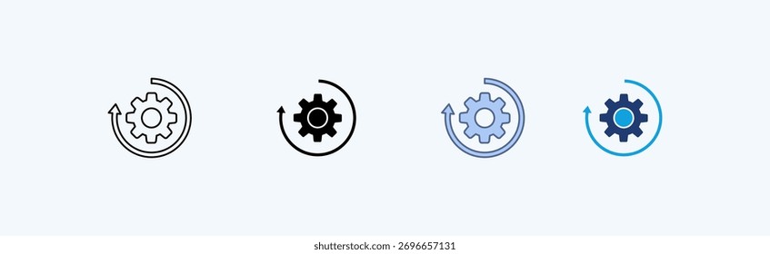 Recovery Illustrationsvektor für mehrere Symbole