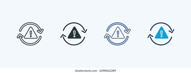 Coleção de Ícones de Vários Estilos de Recuperação