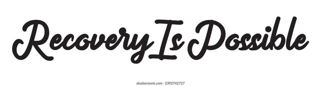 recovery is possible text on white background.