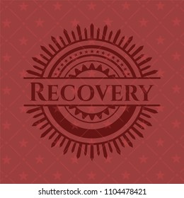 Recovery red emblem