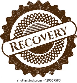 Recovery with rubber seal texture