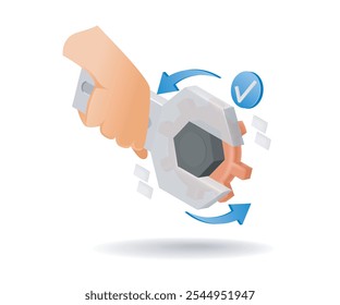 Recovery system work the business continuity concept