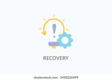 Recovery vector, icon or logo sign symbol illustration