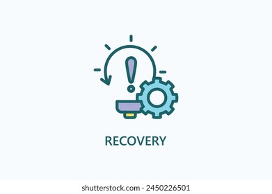 Recovery vector, icon or logo sign symbol illustration