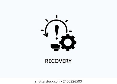 Recovery vector, icon or logo sign symbol illustration