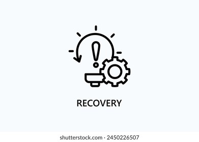 Recovery vector, icon or logo sign symbol illustration