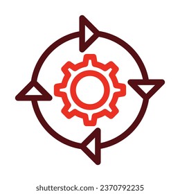 Recovery Vector Thick Line Two Color Icons For Personal And Commercial Use.
