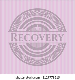 Recovery vintage pink emblem