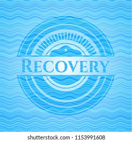 Recovery water representation badge.