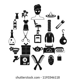 Recreation icons set. Simple set of 25 recreation vector icons for web isolated on white background