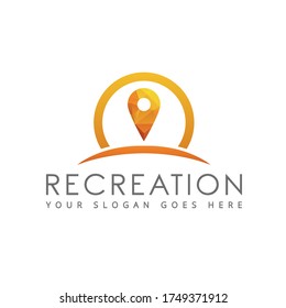Recreation Location Simple Unique Icon Symbol Logo For Business Industry
