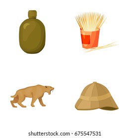 recreation, natural science and other web icon in cartoon style.clothing, tourist, tourism icons in set collection.