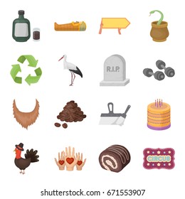 recreation, tourism, entertainment and other web icon in cartoon style.logo, badge, signboard icons in set collection.