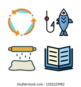 recreation vector icon set