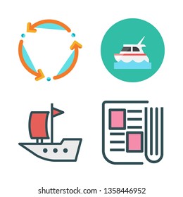 recreation vector icon set