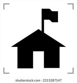Recreational and Cultural Interest Area Symbol Signs - Ranger Station