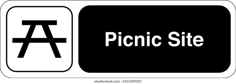 Recreational and Cultural Interest Area Symbol Signs - Picnic Site Land