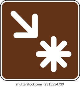 Recreational and Cultural Interest Area Symbol Signs for Point of Interest