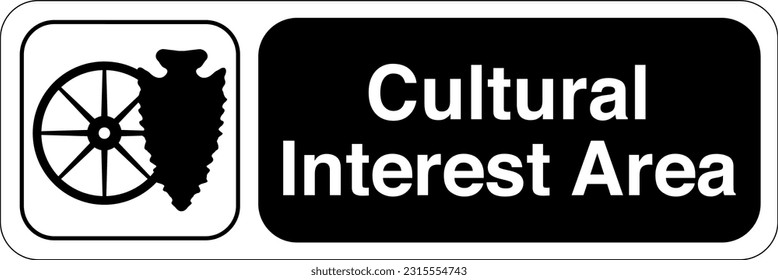 Recreational and Cultural Interest Area Symbol Signs Cultural Interest Area Landscape