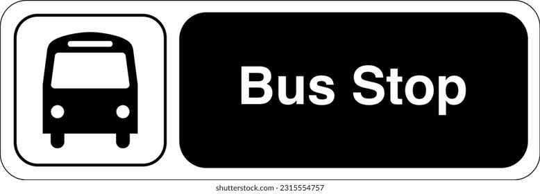 Recreational and Cultural Interest Area Symbol Signs for General Applications Bus Stop Landscape