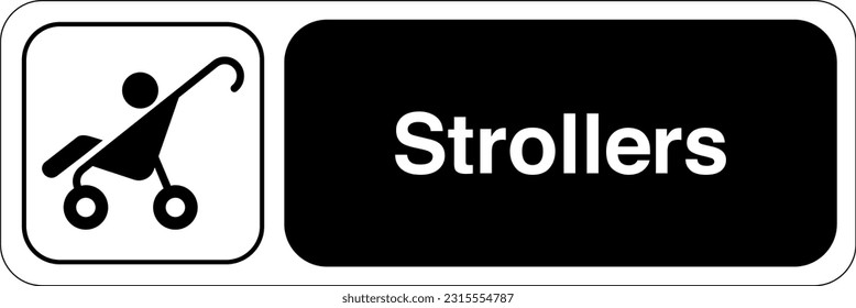 Recreational and Cultural Interest Area Symbol Signs Strollers Landscape