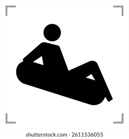 Recreational and Cultural Interest Area Symbol Signs for Winter Recreation Snow Tubing