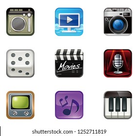 Recreational Icon set