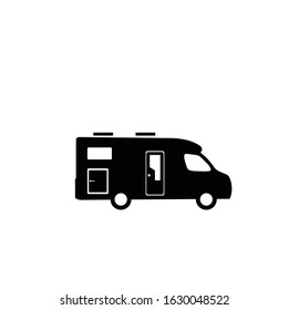 Recreational Vehicles Icon, motor home 