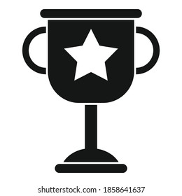 Recruiter cup icon. Simple illustration of recruiter cup vector icon for web design isolated on white background