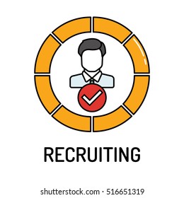 RECRUITING Line icon