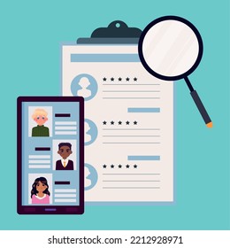 recruitment curriculum vitae of candidates