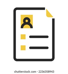 recruitment, cv and personal data icon on isolated background. set of financial and business icons