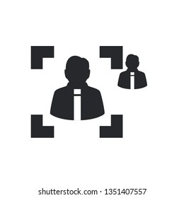 recruitment flat vector icon