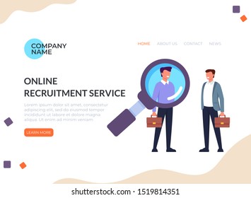 Recruitment Head Hunting Human Resources Concept Stock Vector (Royalty ...