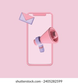 Recruitment or hiring process concept. Realistic 3d object cartoon style. Vector colorful illustration.