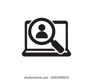 Recruitment Icon. Business Concept. Flat Design Isolated Illustration Design